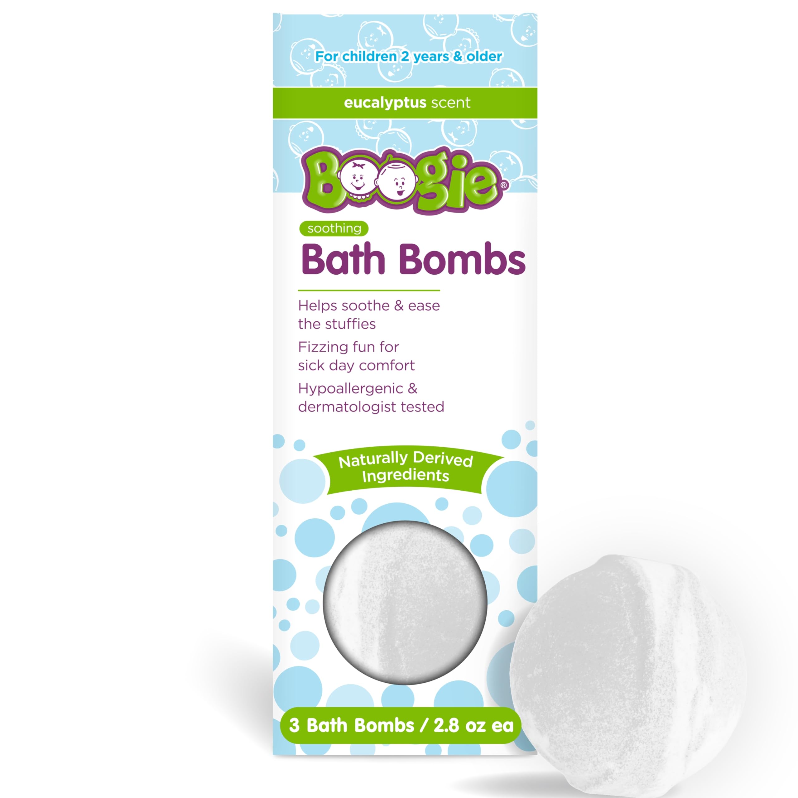 Boogie Kids bombes de bain photo ensemble, moment apaisant pour les enfants.