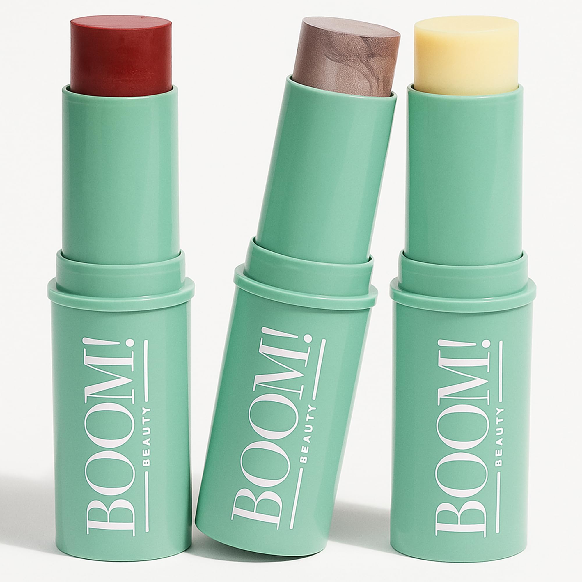 Boomstick Trio – blush crème rouge sur les joues pour un éclat naturel.