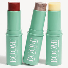 Boomstick Trio – blush crème rouge sur les joues pour un éclat naturel.