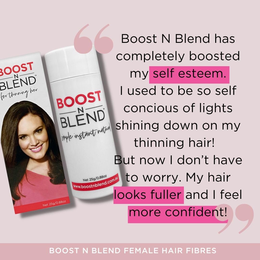 Boost N Blend: emballage-elégant, produit prêt à l’emploi et facile à transporter.