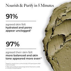 Argile bentonite purifiante Borghese déloge les impuretés et resserre les pores.