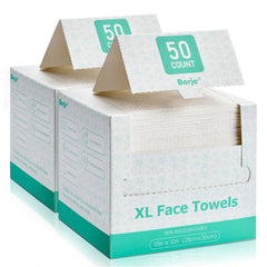 Borje Serviettes Visage XL – emballage pratique pour l’usage quotidien.