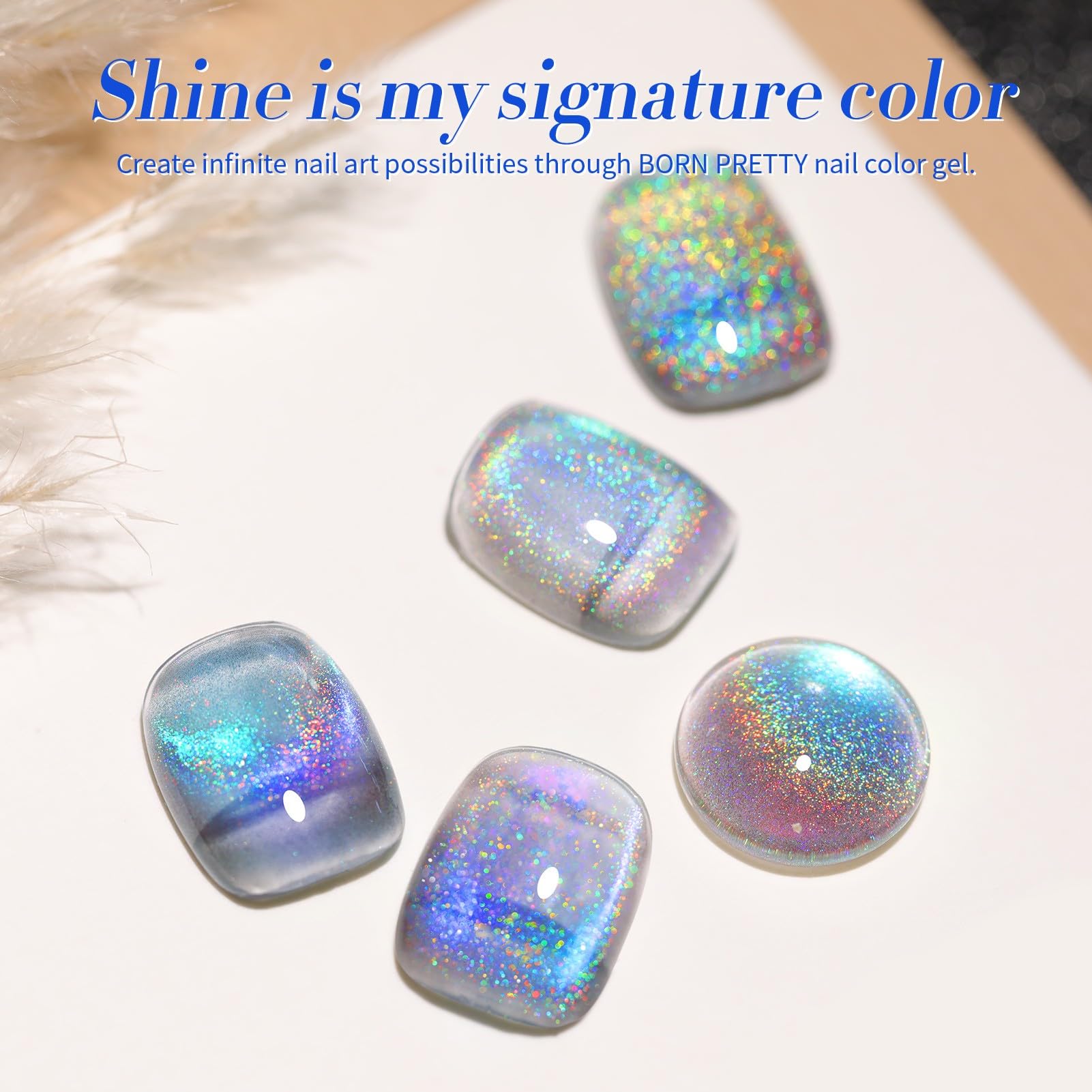 Born Pretty 9D Cat Magnetic Eye, coffret cadeau idéal pour anniversaires et fêtes.