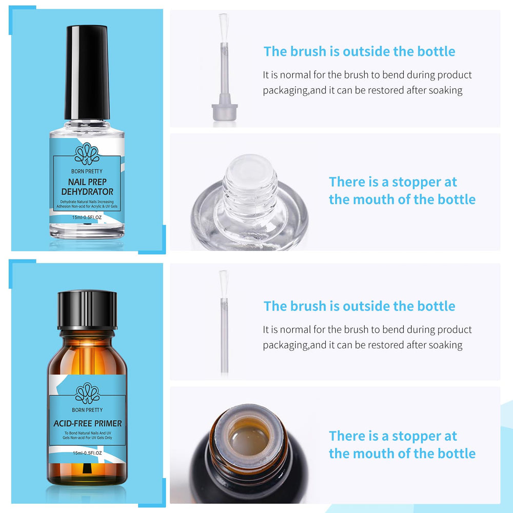 Base ongles sans acide, base prête pour gel sans agressivité.