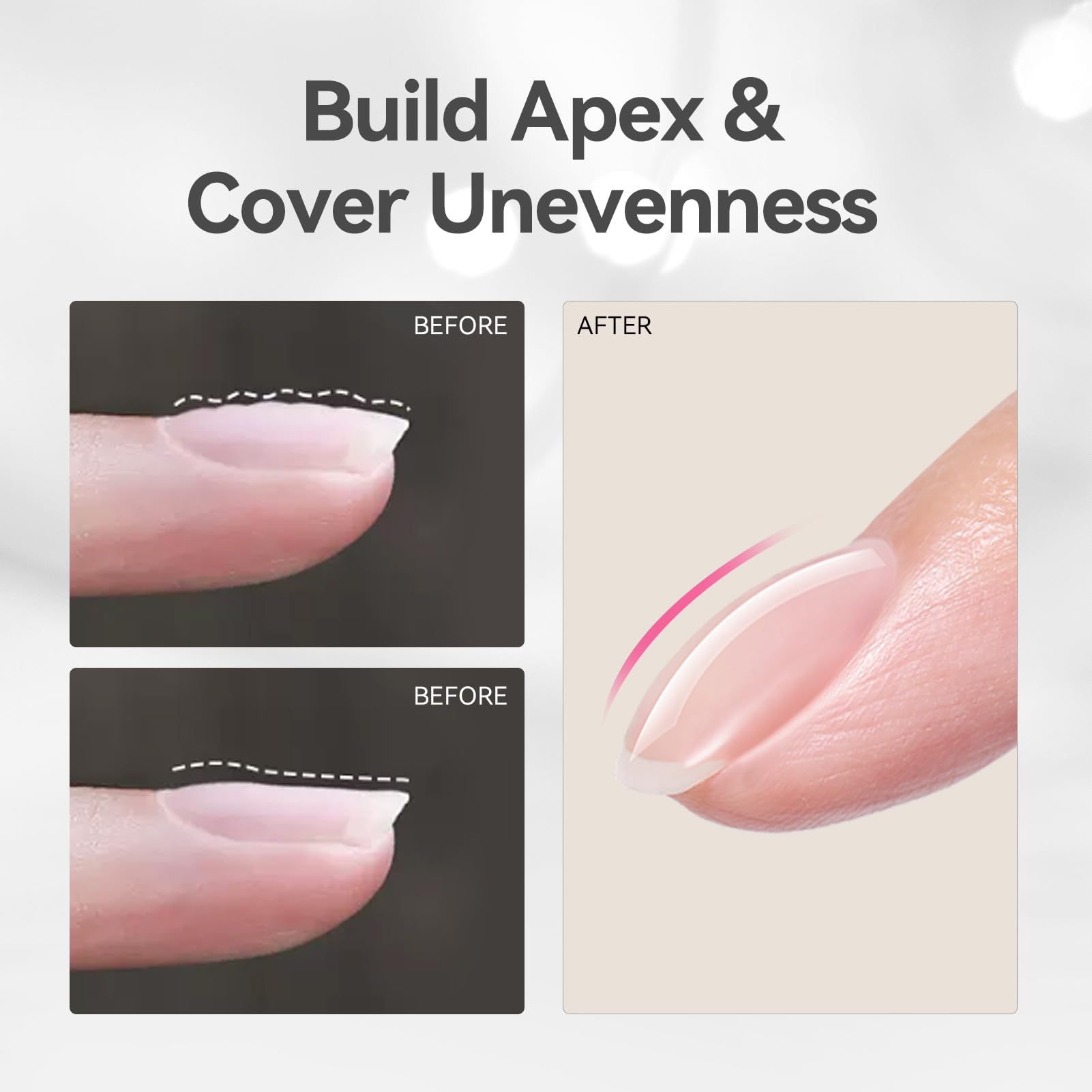 Base coat Born Pretty 8-en-1, prépare l’ongle et prolonge la tenue.