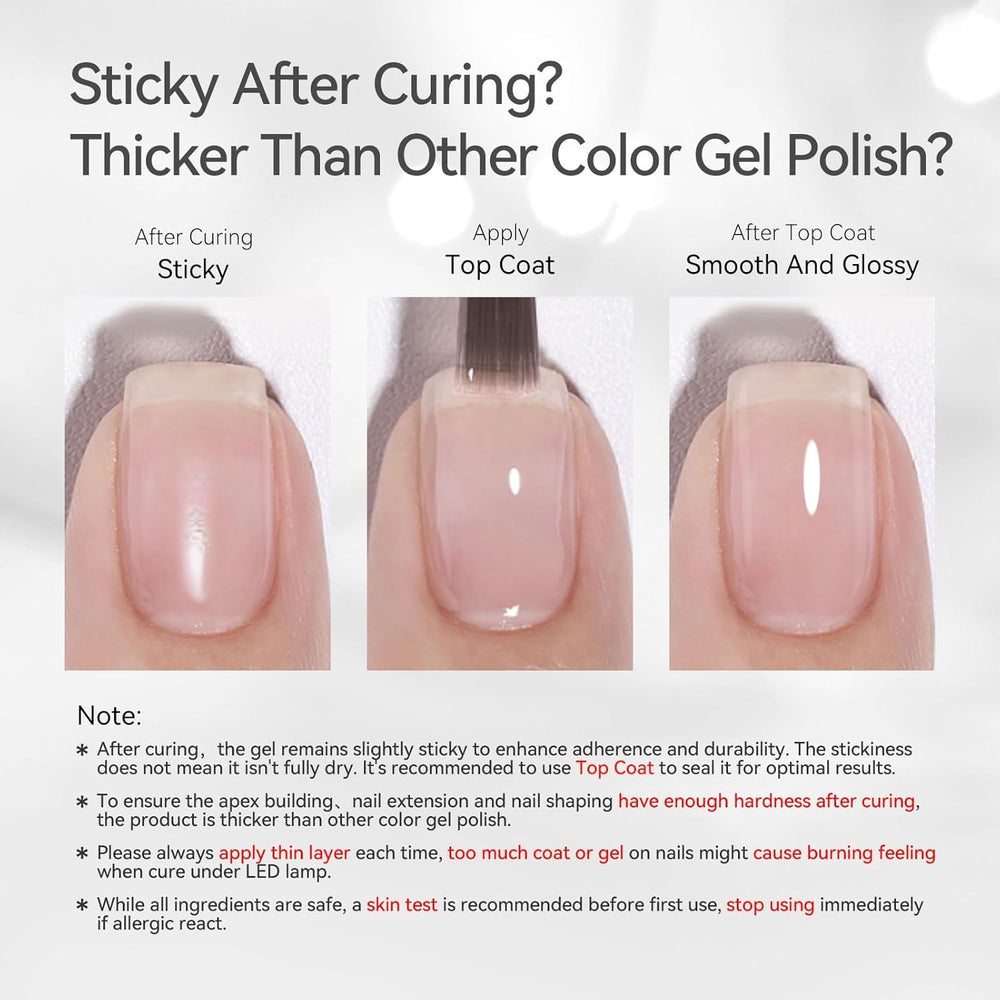 Born Pretty Builder Gel auto-nivelant, lissage facilité