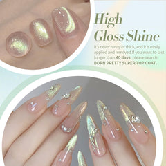Born Pretty holographic aurora effect adds iridescent shimmer on nails