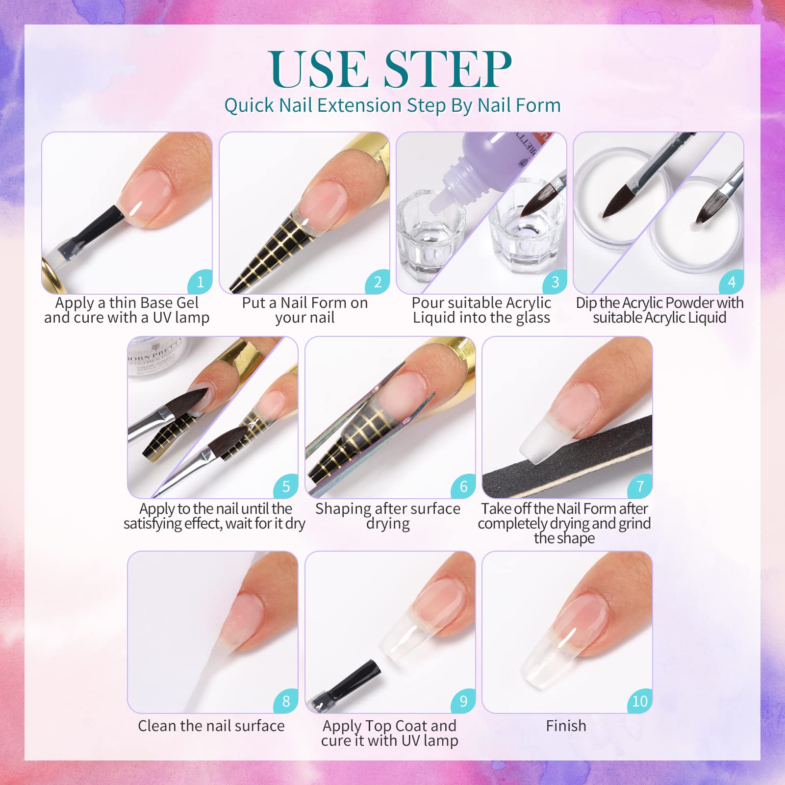 Born Pretty décorations-ongles-paillettes: embellissements glamour pour designs variés.