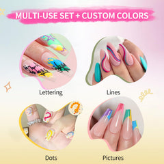 Born Pretty – dessin ongles points et lignes pour un style élégant.