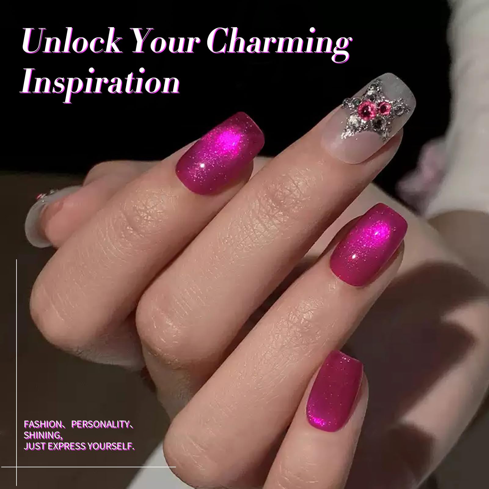 Échantillon couleur fruit du dragon pour Vernis Born Pretty