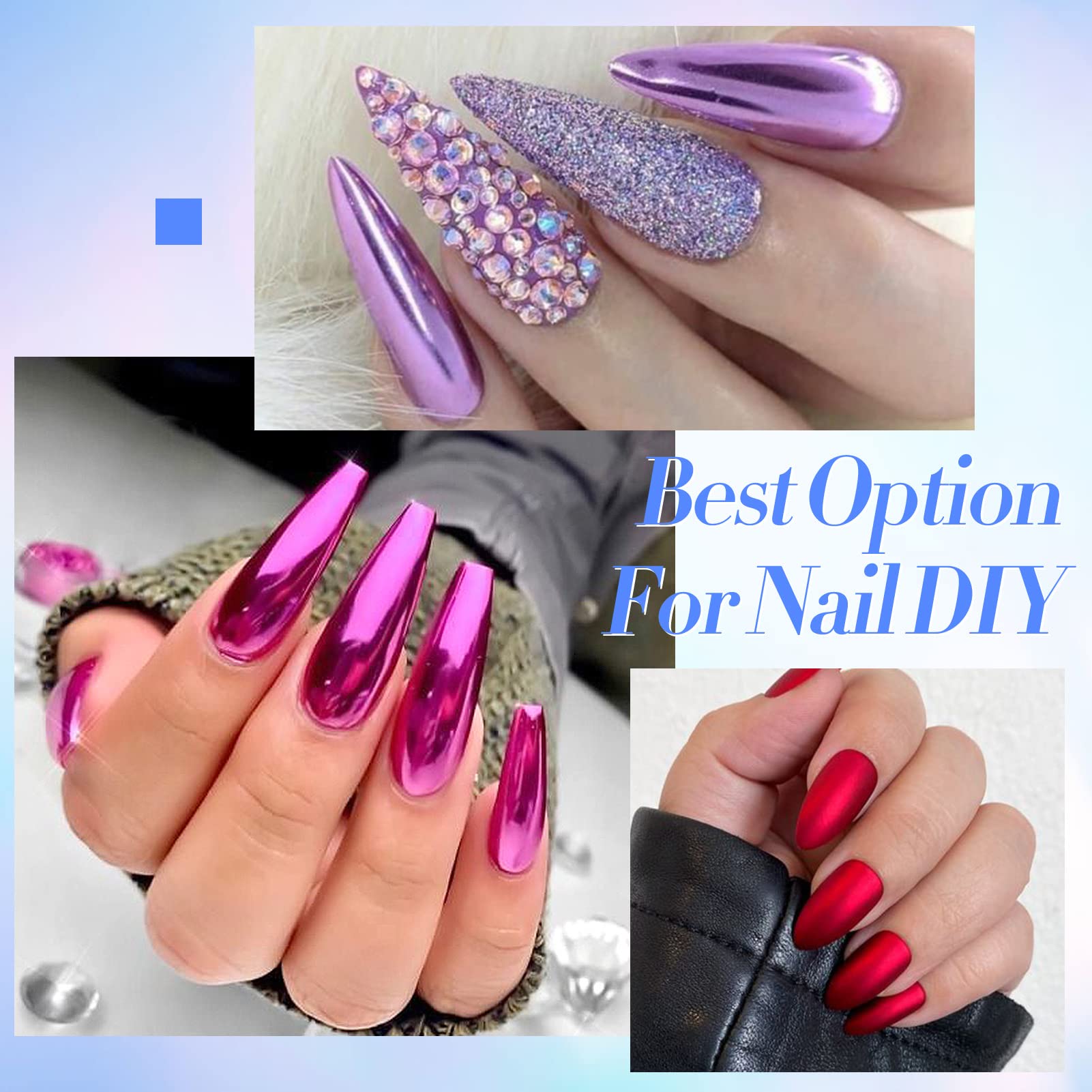 Born Pretty effet bulles sur ongles chrome pour des détails uniques.