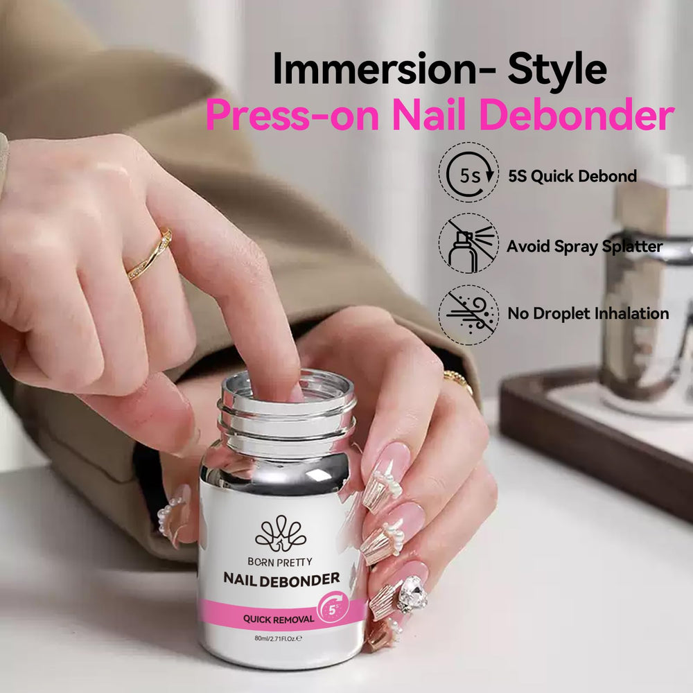Emballage 80 ml Born Pretty – format économique pour une utilisation répétée.