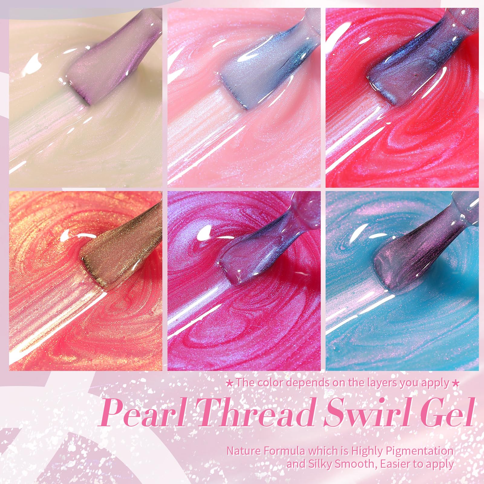 Fil spirale Born Pretty sur ongles pour décor élégant