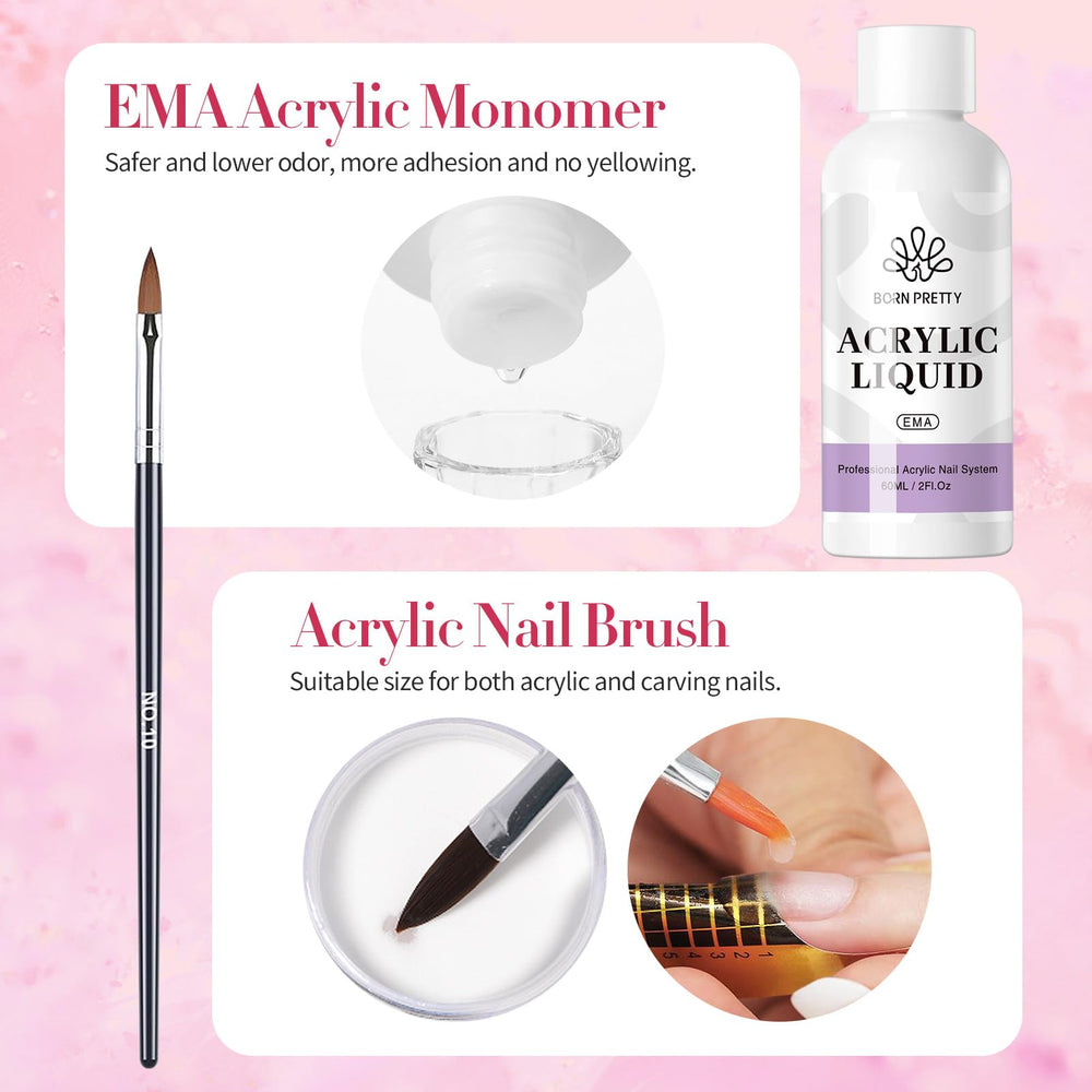 Marque Born Pretty, formes ongles pour extensions précises et régulières.