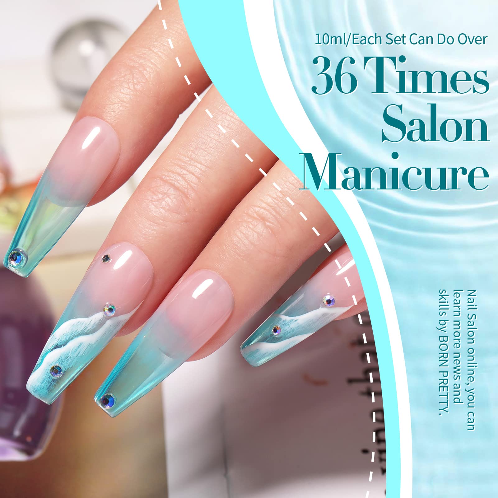 Born Pretty Jelly Gel jaune pastel – nuance lumineuse pour ongles éclatants