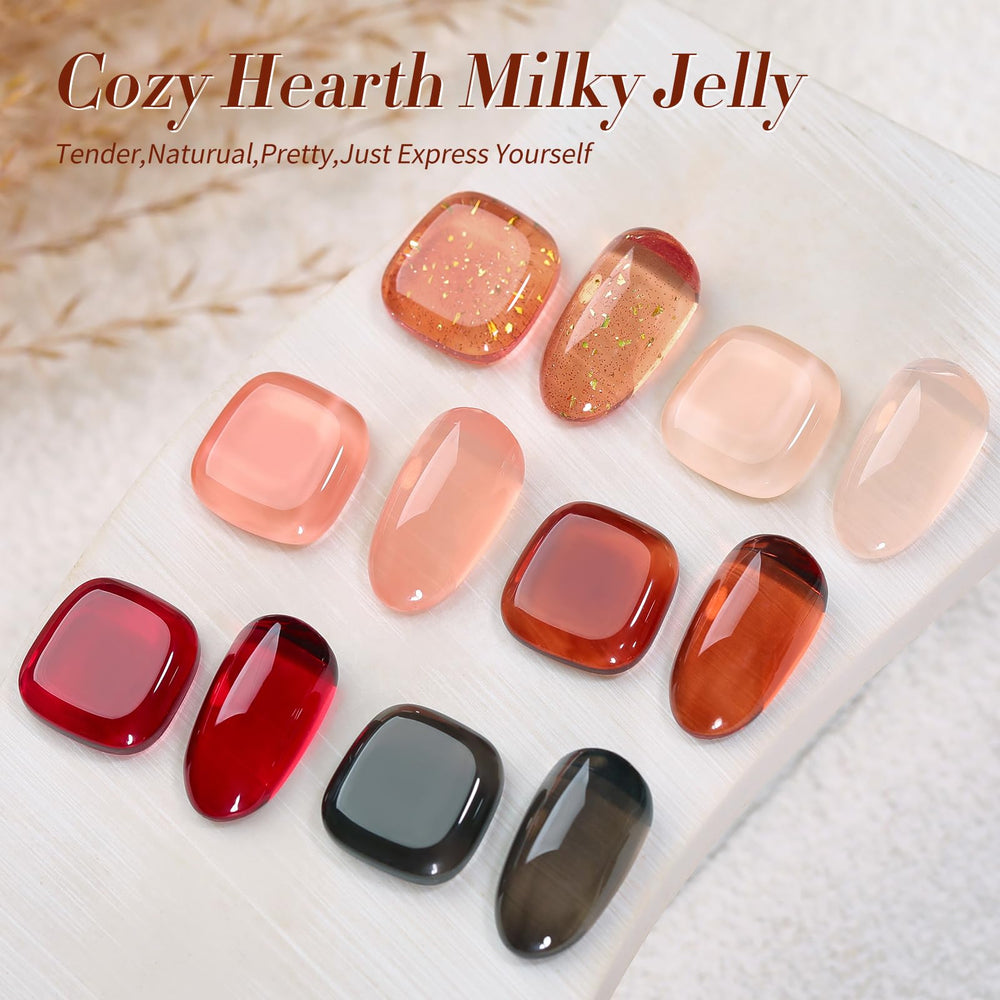 Vernis jelly Born Pretty Bordeaux profond pour une allure chic et longue tenue.