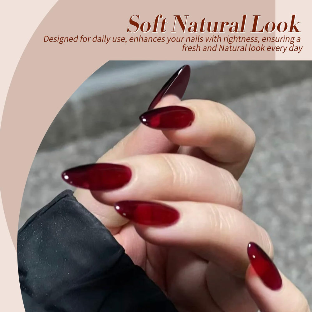 Vernis jelly Born Pretty offre une brillance durable et une application fluide.