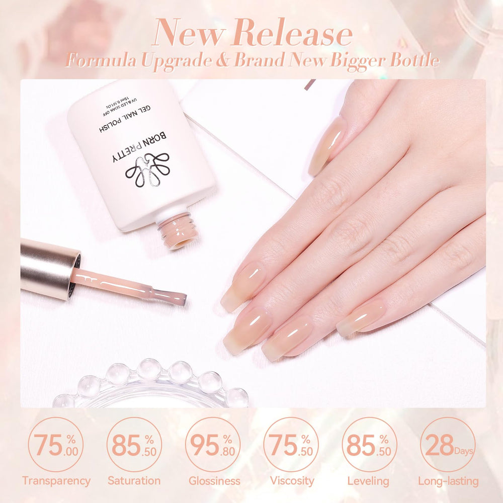 Couleur nude rose pâle pour look discret au quotidien.