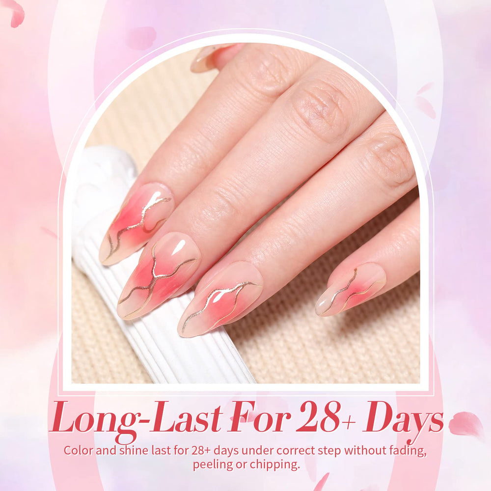 Born Pretty, couche 3 du gel pour effet plus opaque.