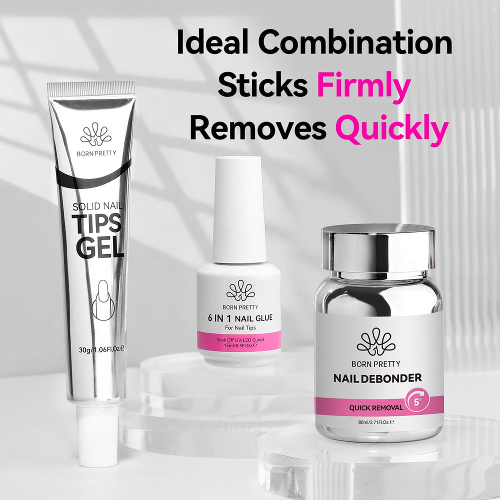 Kit d’accessoires Born Pretty – outils pratiques pour retirer les ongles rapidement.