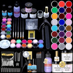 Born Pretty kit-ongles-acryliques-ensemble: ensemble tout-en-un pour démarrer facilement les extensions.
