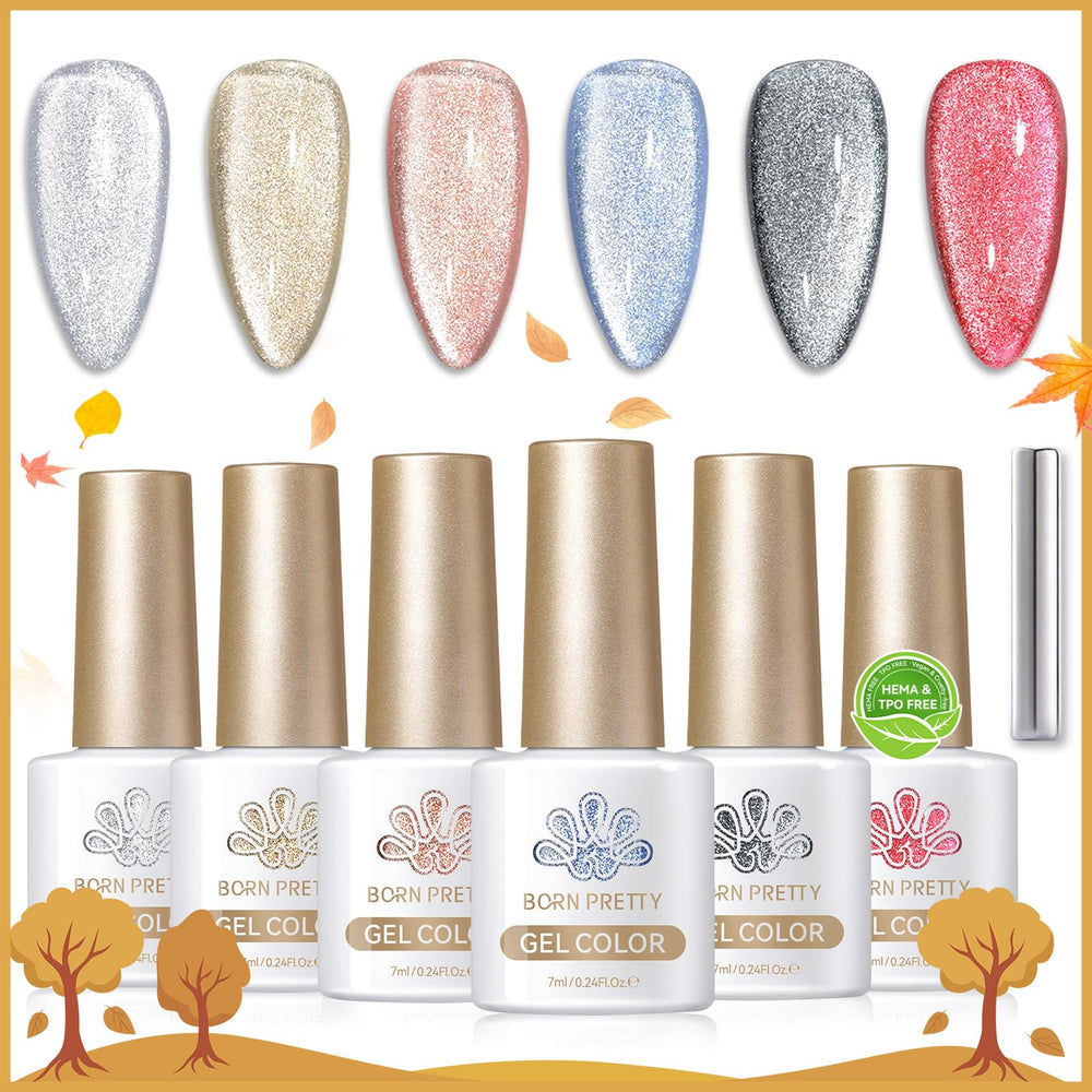Kit six teintes pratiques pour nail art à domicile
