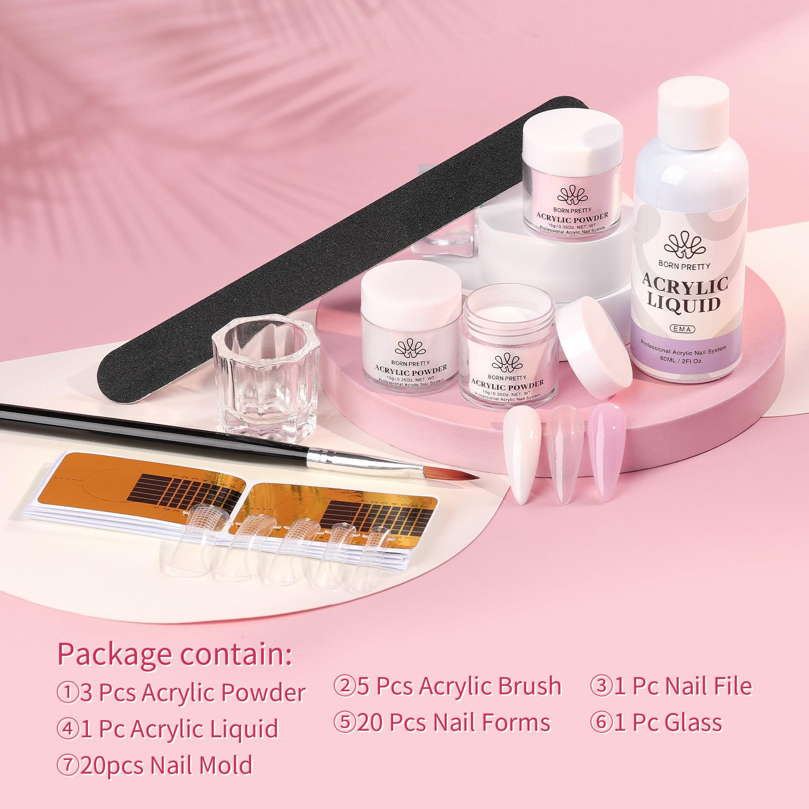 Marque Born Pretty, lime ongles pour finition lisse.