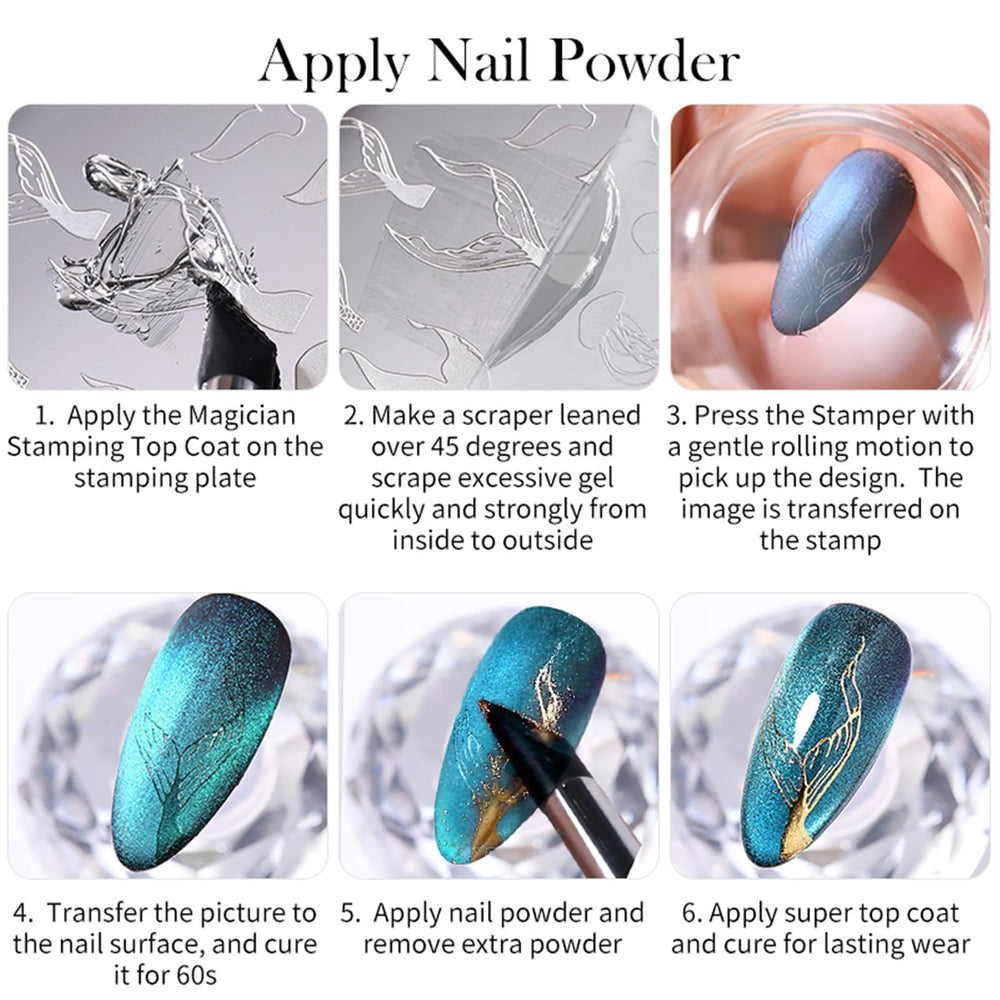 Born Pretty Magician Stamping Top Gel – formule à faible odeur et agréable