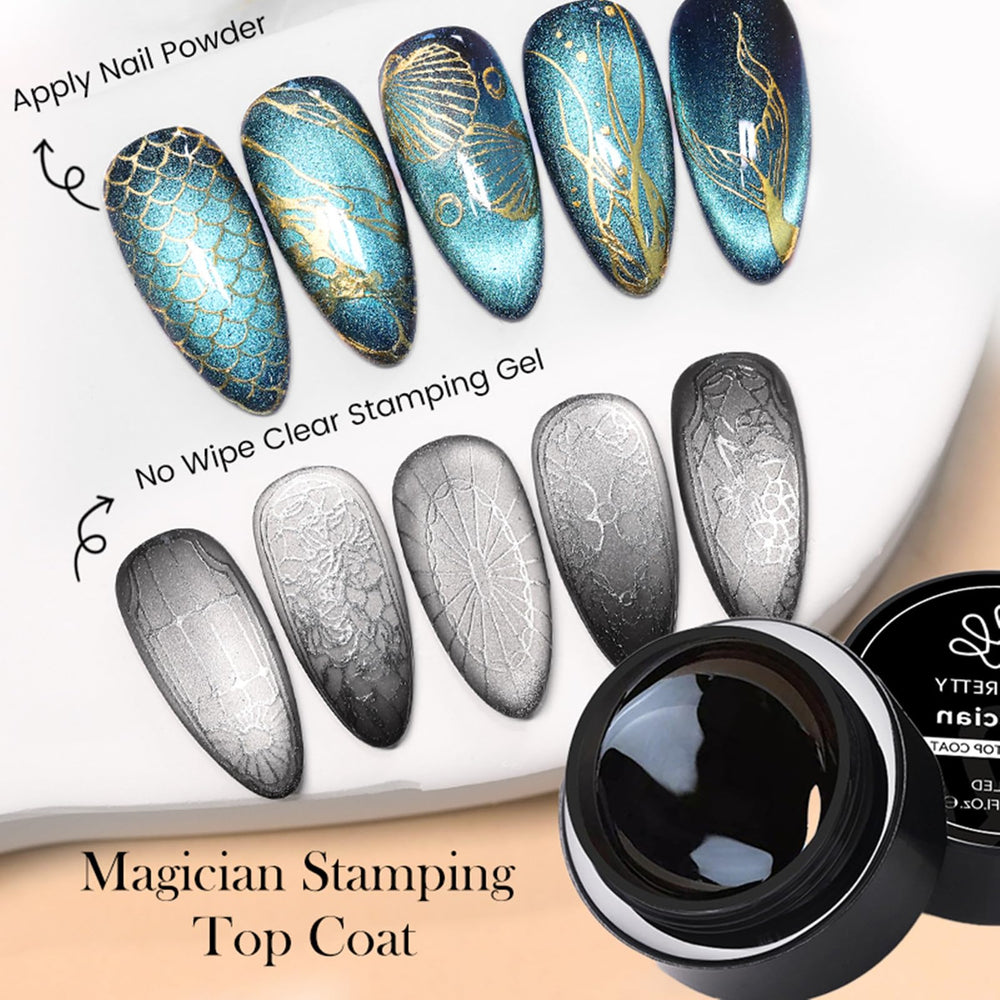 Born Pretty Magician Top Gel – pinceau fluide pour une application lisse