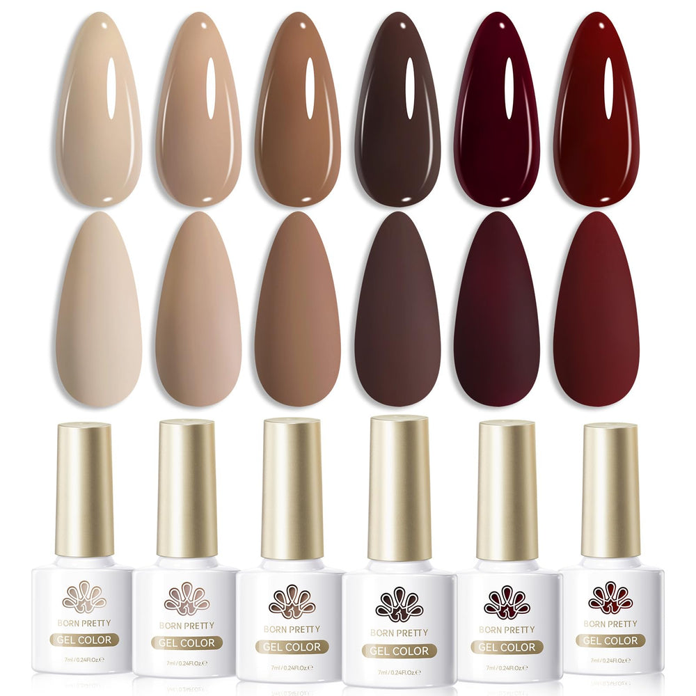 Finition mate Born Pretty Nude Gel pour sobriété chic