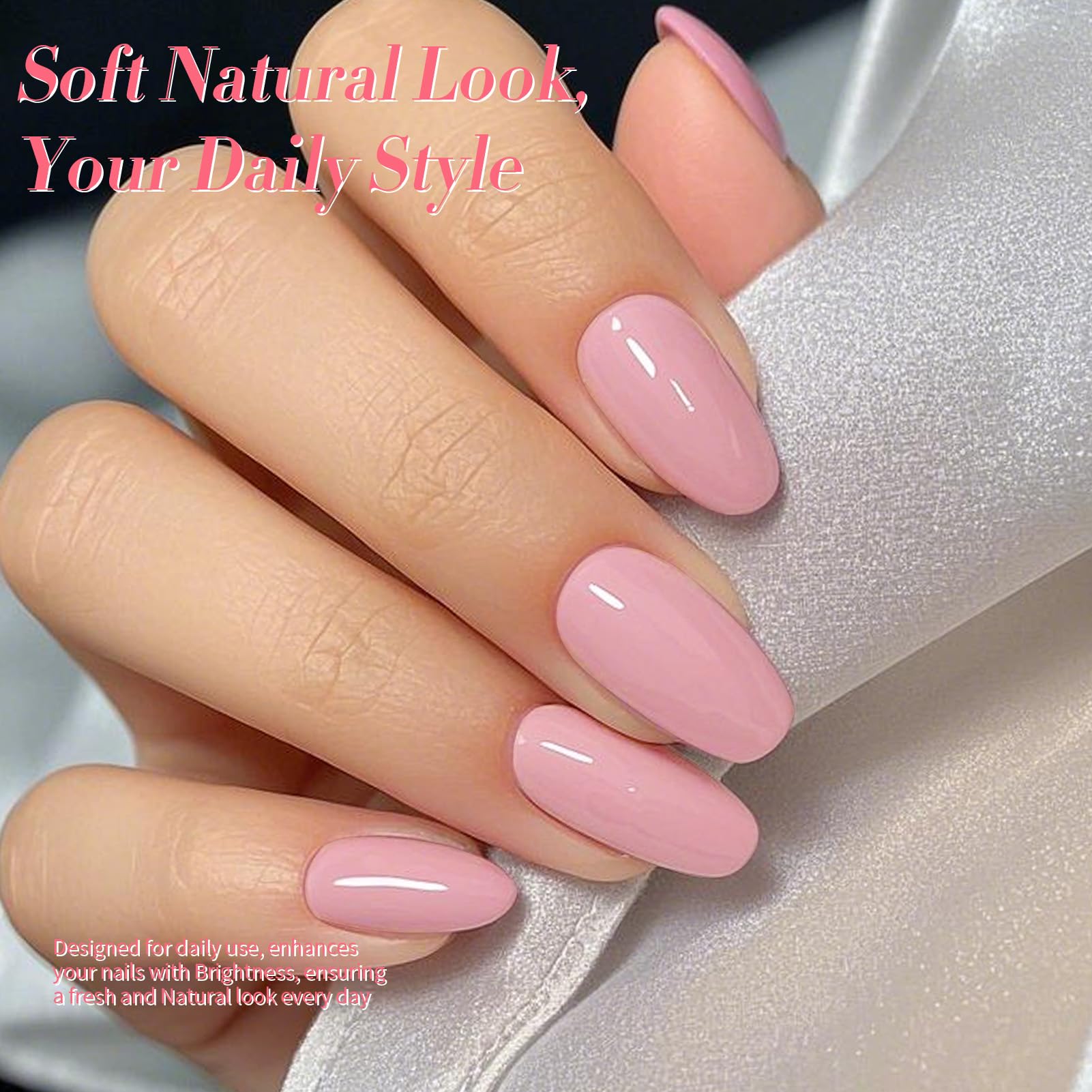 Vernis gel Born Pretty Nude Rose Chic – nuance nude-rose pour un style chic.