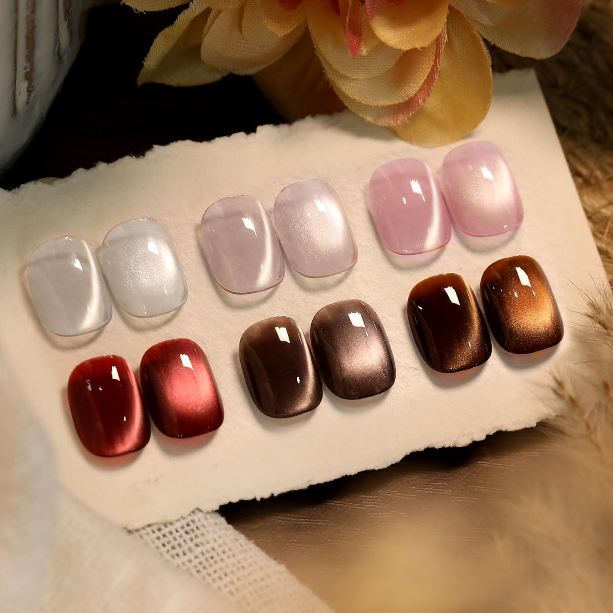 Born Pretty Gel Magnétique Chat: bouteilles 6 couleurs pour un look glamour