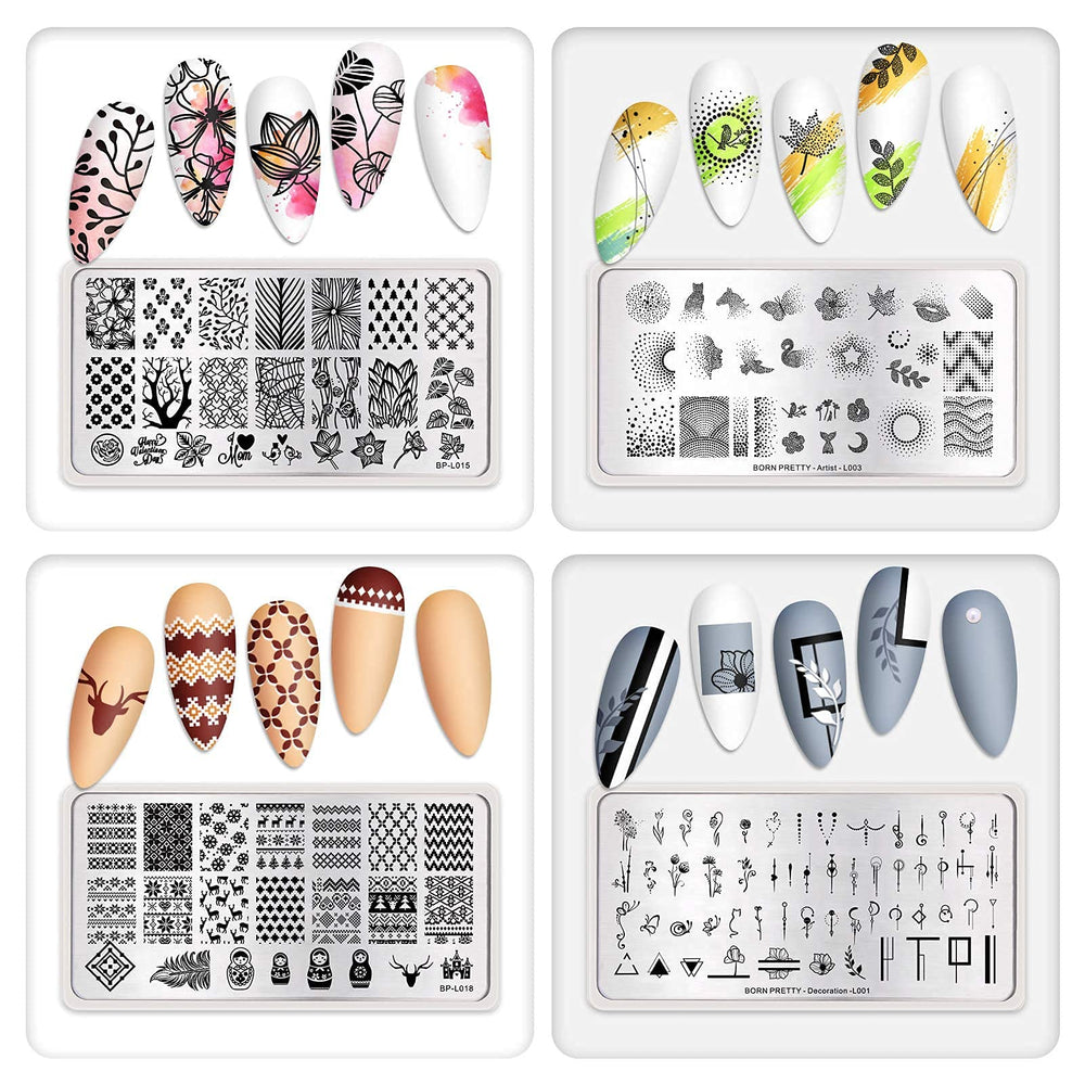 Plaque Born Pretty dessins-divers pour varier les styles.