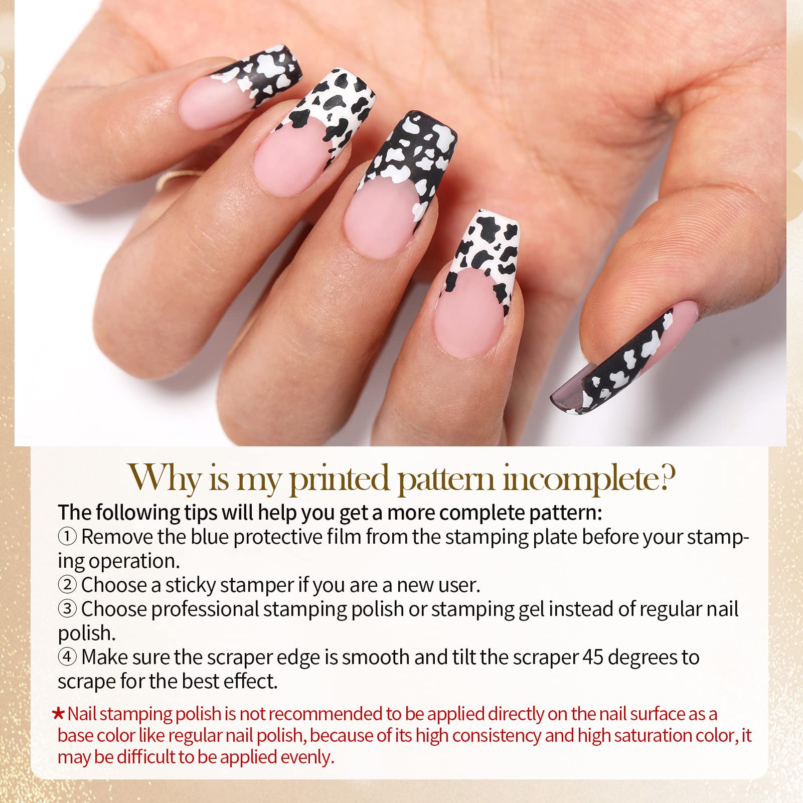 Satisfaction garantie avec Born Pretty stamping vernis.