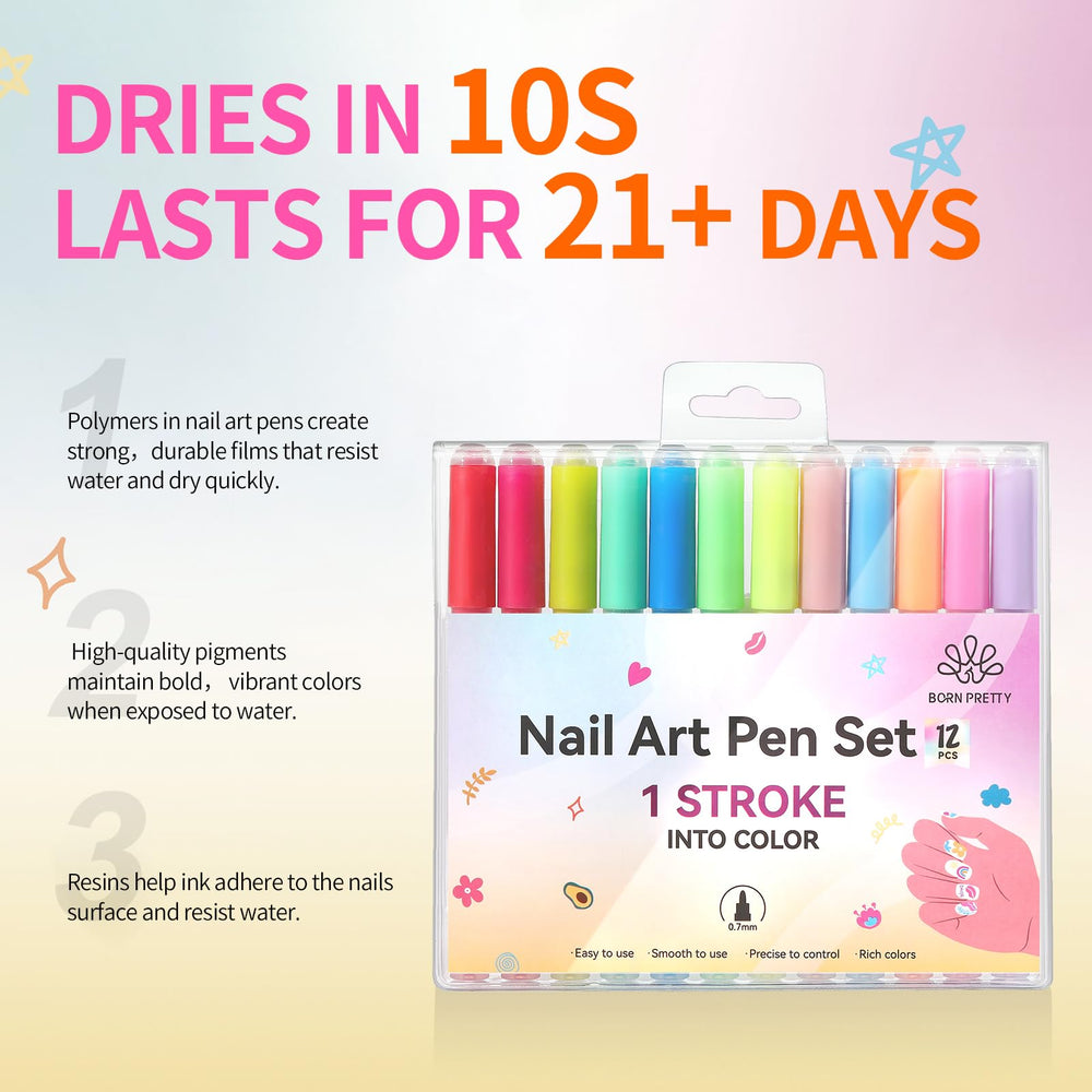 Born Pretty – couleurs néon intenses pour designs expressifs.