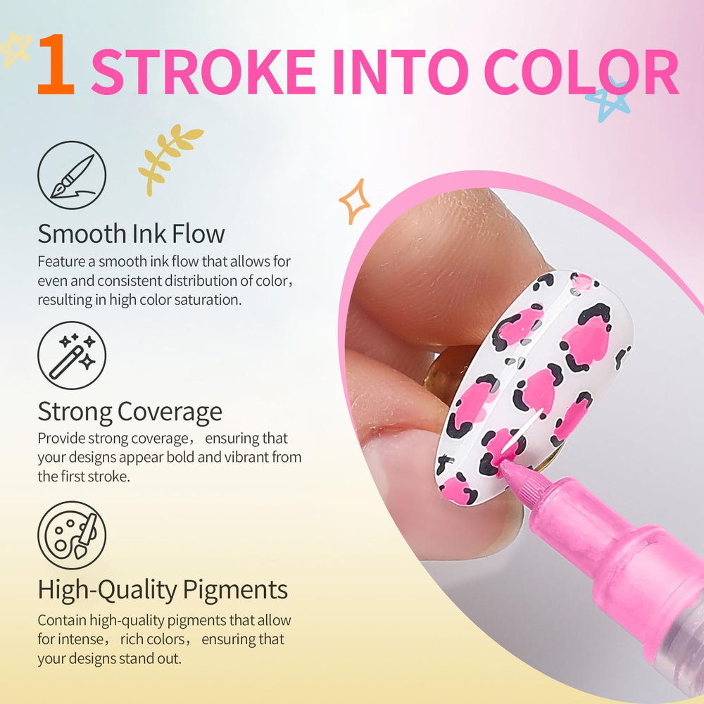 Born Pretty – stylo ongles durable résiste à l'eau et à la chaleur.
