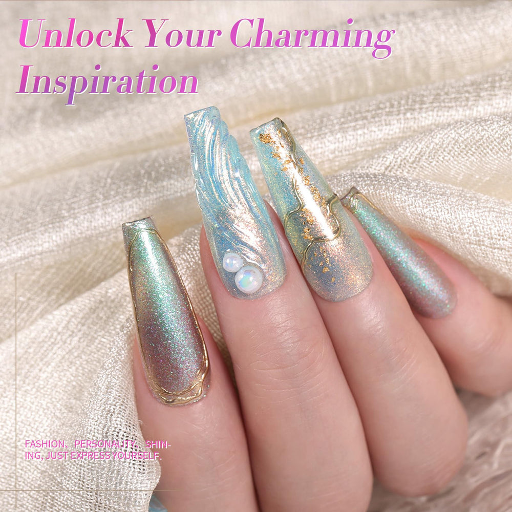 Application fluide avec base gel et couche de finition Born Pretty.