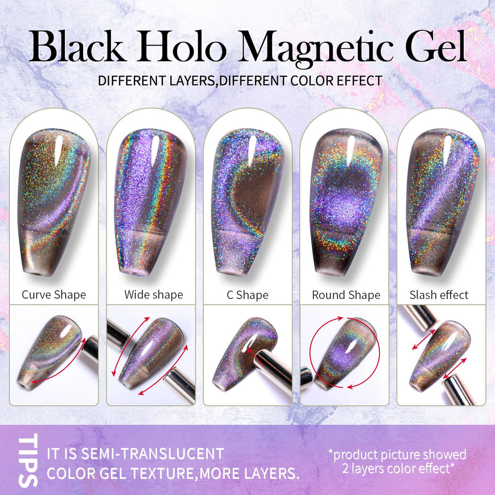 Born Pretty Vernis Gel base et couche de finition recommandées pour la tenue.
