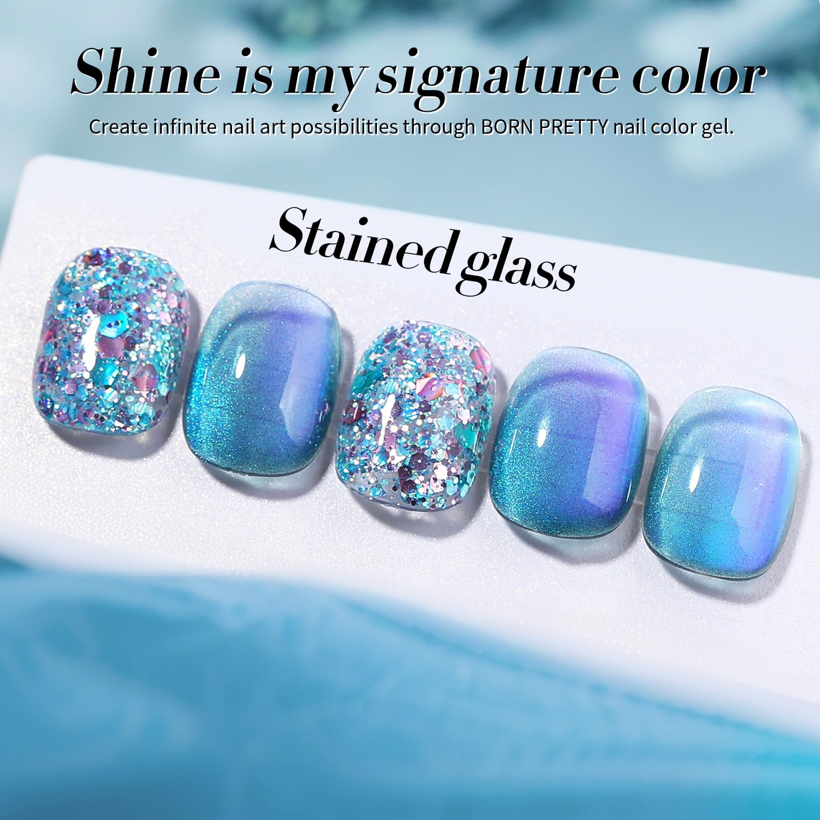 Vernis gel Born Pretty brillance longue durée pour une manucure qui dure.