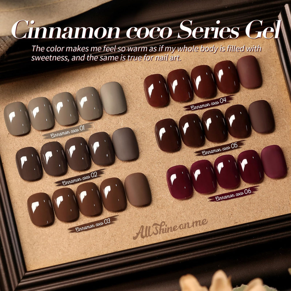 Vernis gel Born Pretty caramel brun, éclat chaud et longue tenue.