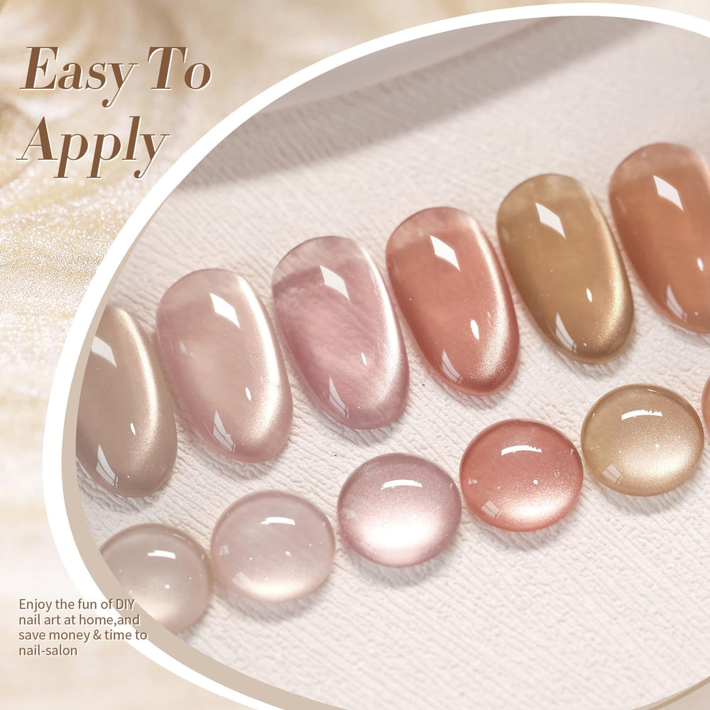Kit 6 teintes Born Pretty, variété et polyvalence pour le nail art.