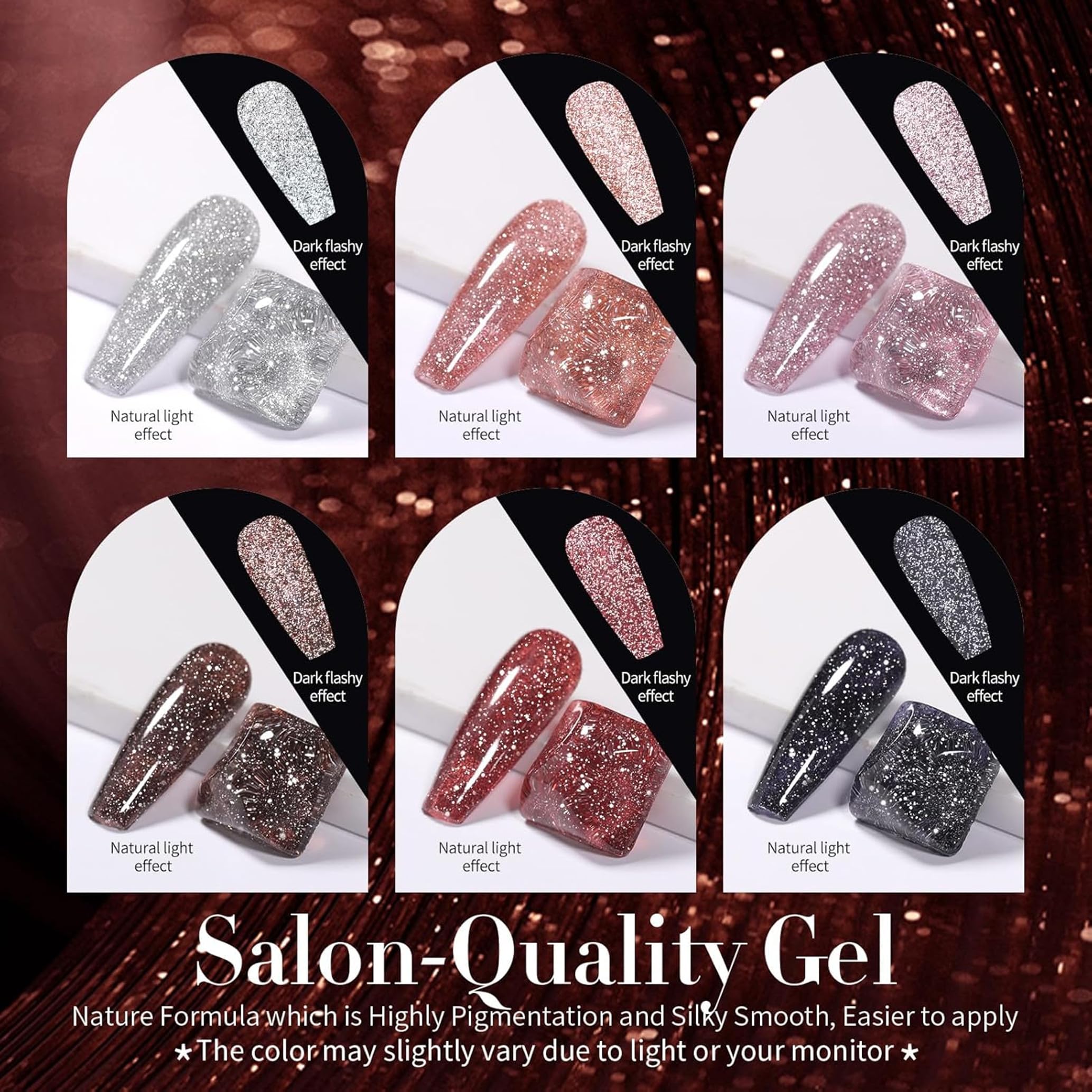 Vernis gel Born Pretty effet disco noir pour ambiance nocturne chic