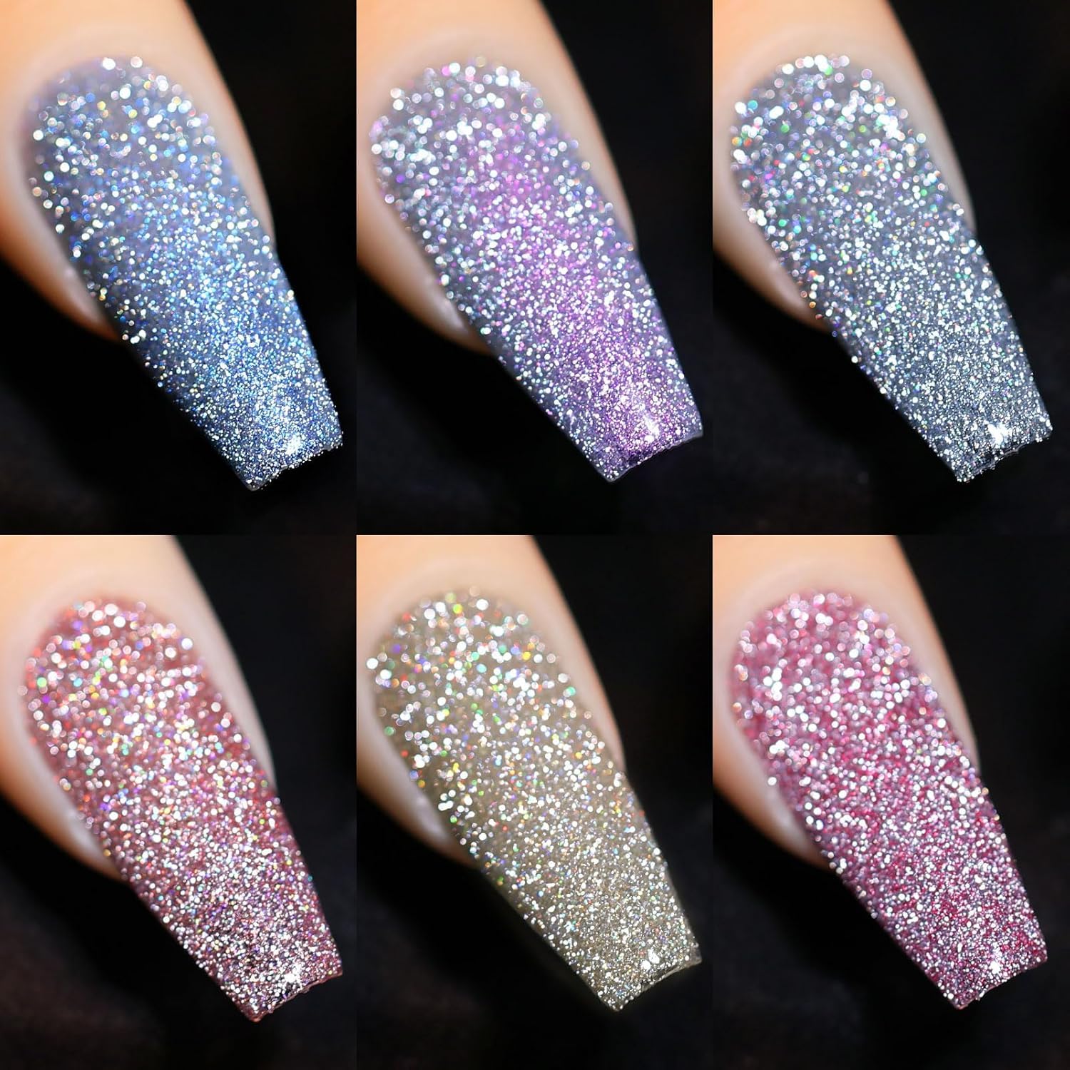 Vernis gel Born Pretty ensemble 6 pièces, polyvalence festive.