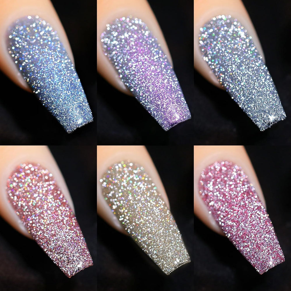 Vernis gel Born Pretty ensemble 6 pièces, polyvalence festive.