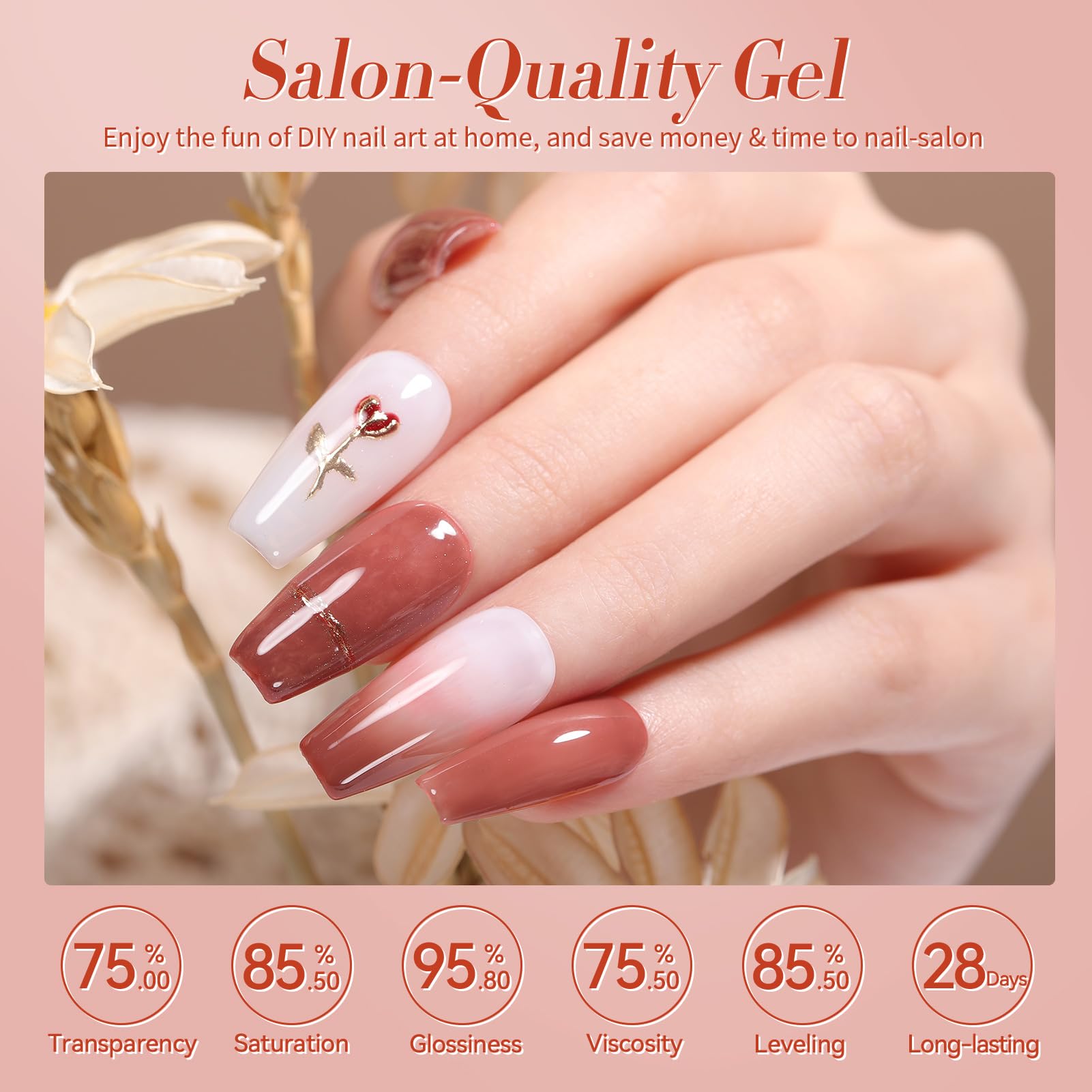 Formule à faible odeur, soin doux pour les ongles.