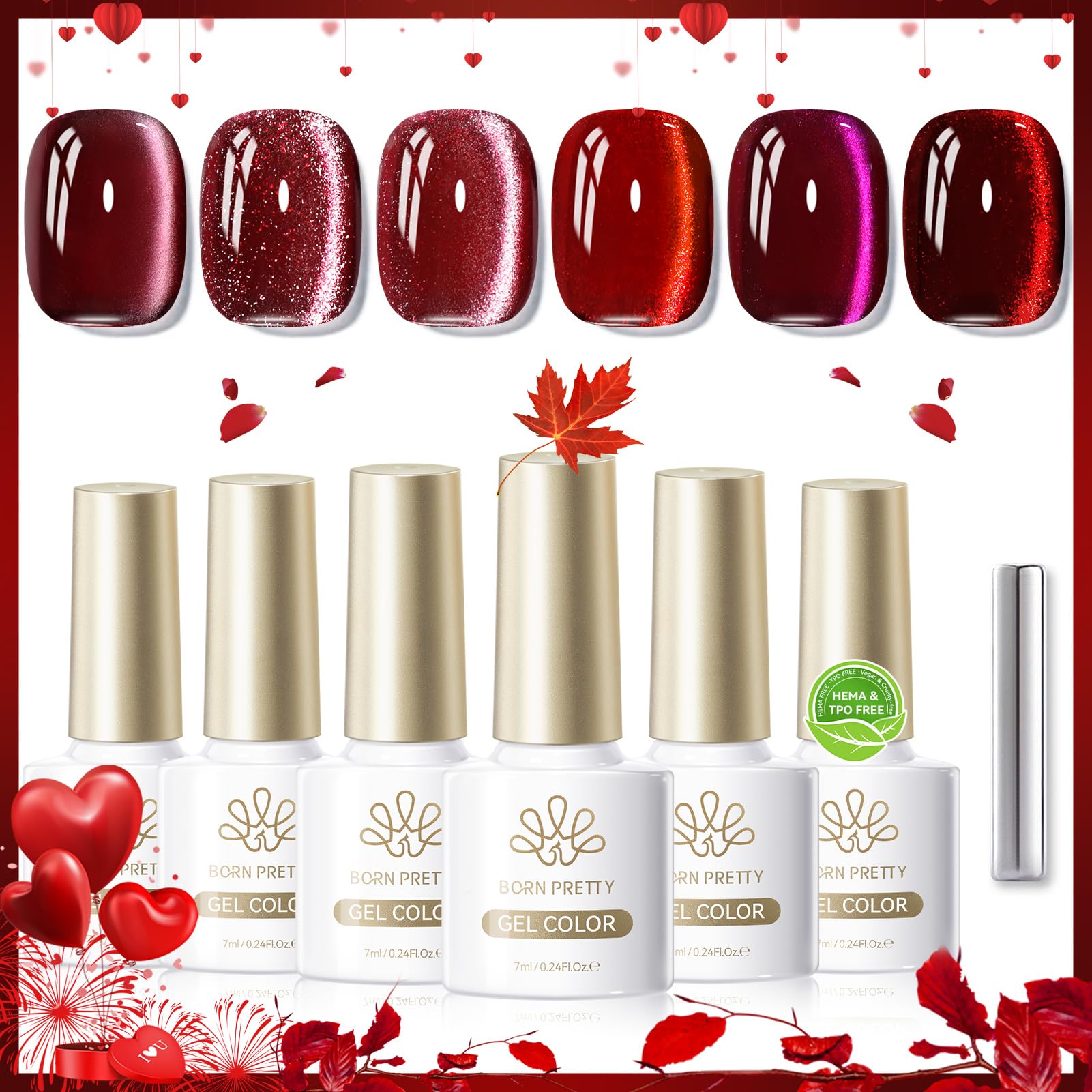 Born Pretty vernis gel finition brillante – tenue longue durée.