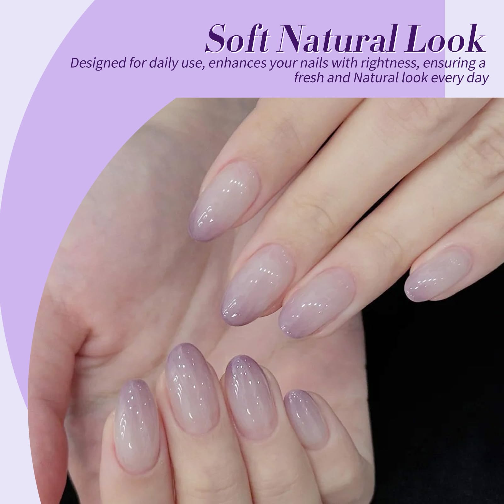 Born Pretty Jelly Violet – formule saine et faible odeur pour les ongles