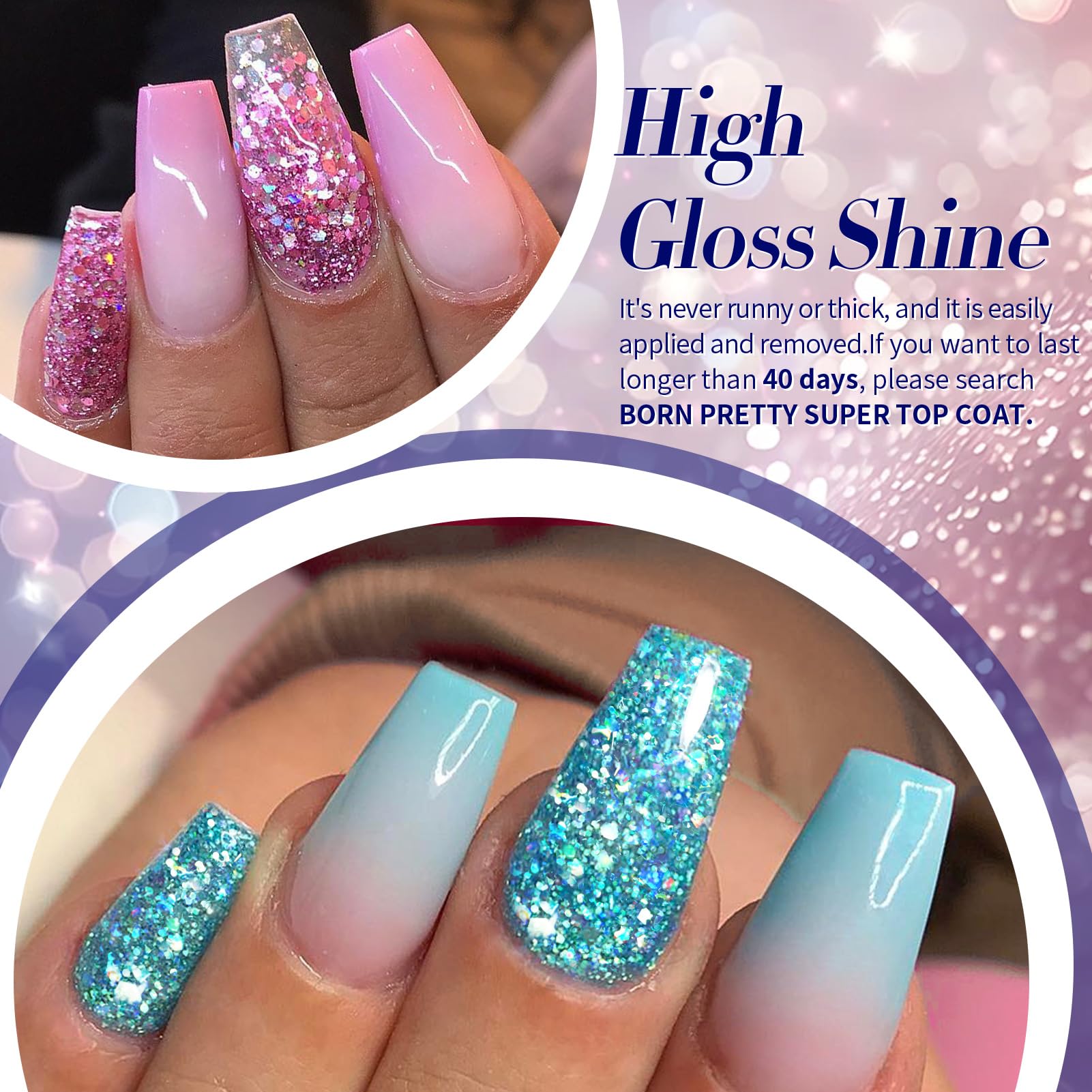 Kit cadeau Born Pretty Vernis Gel — coffret glamour prêt à offrir.