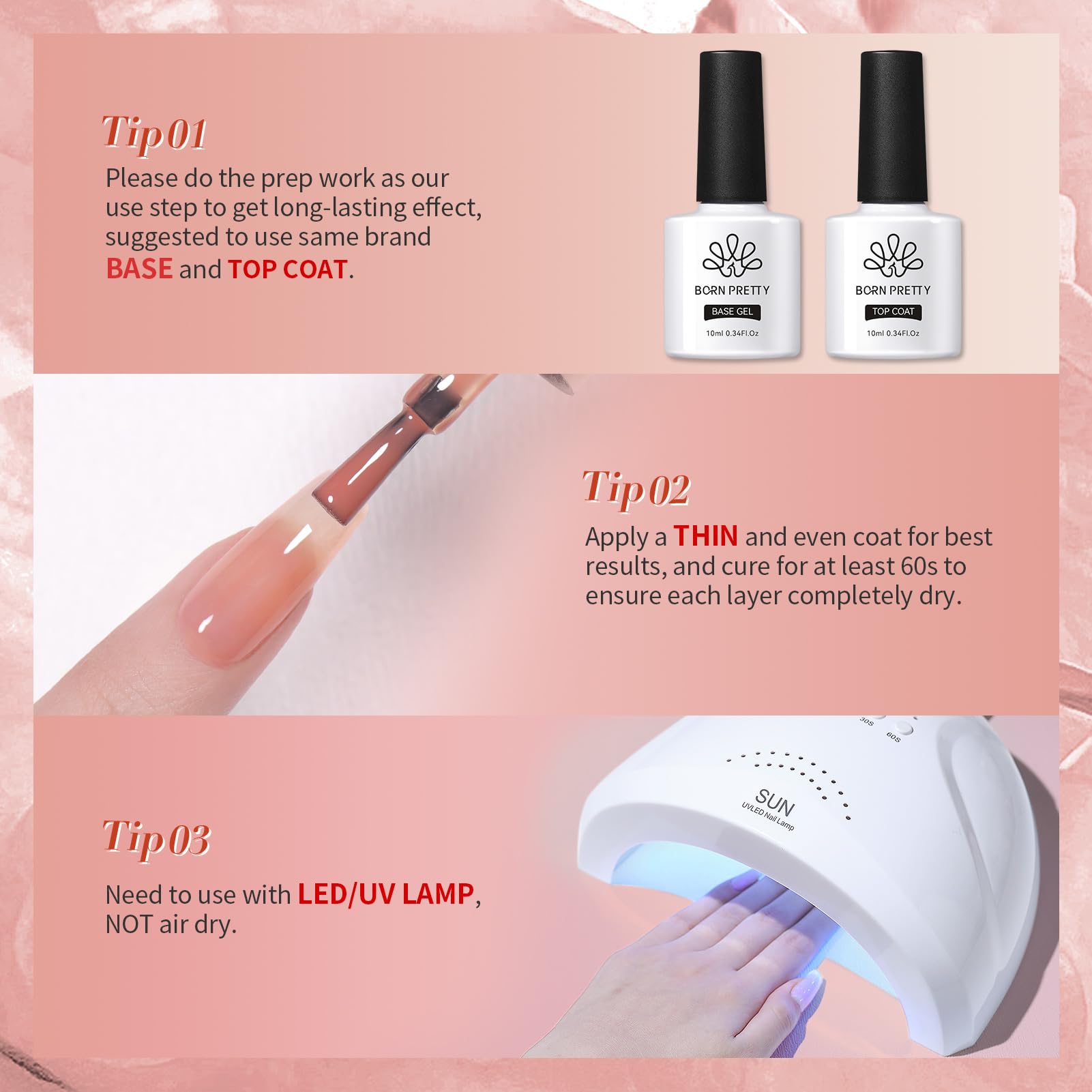 Kit prêt à offrir, pratique pour coordonner une manucure complète.