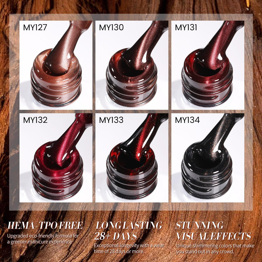 Vernis gel magnétique rouge sang Born Pretty Cat pour look dramatique